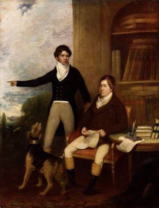 William Munnew and William Hickey 1819   by William Thomas	  National Portrait Gallery London NPG3249